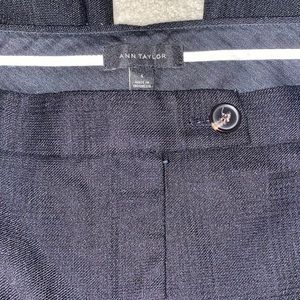 Ann Taylor Kick Boot Subtle Houndstooth Pattern